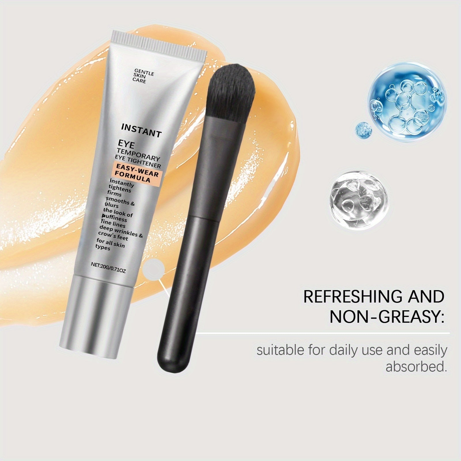 Instant Eye Tightener Easy-Wear Technology
