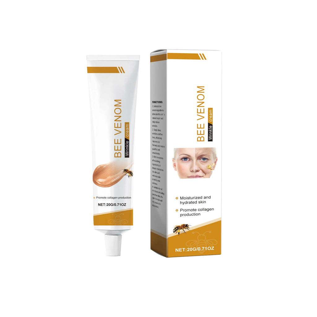 Bee Venom Wrinkle Removal Cream Moisturizing Facial Lifting Anti Sagging Improvement Tighten Skin Repair Care Bee Venom Cream