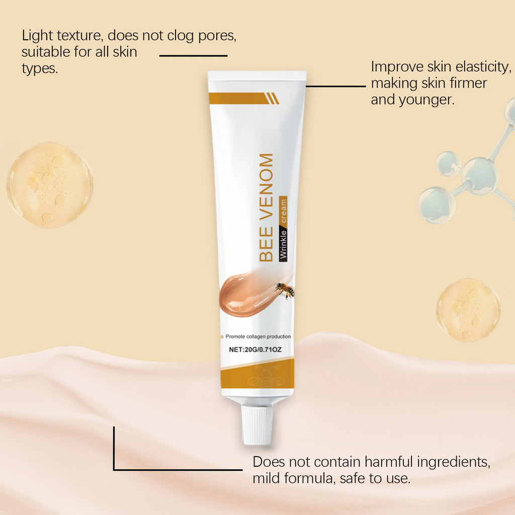 Bee Venom Wrinkle Removal Cream Moisturizing Facial Lifting Anti Sagging Improvement Tighten Skin Repair Care Bee Venom Cream