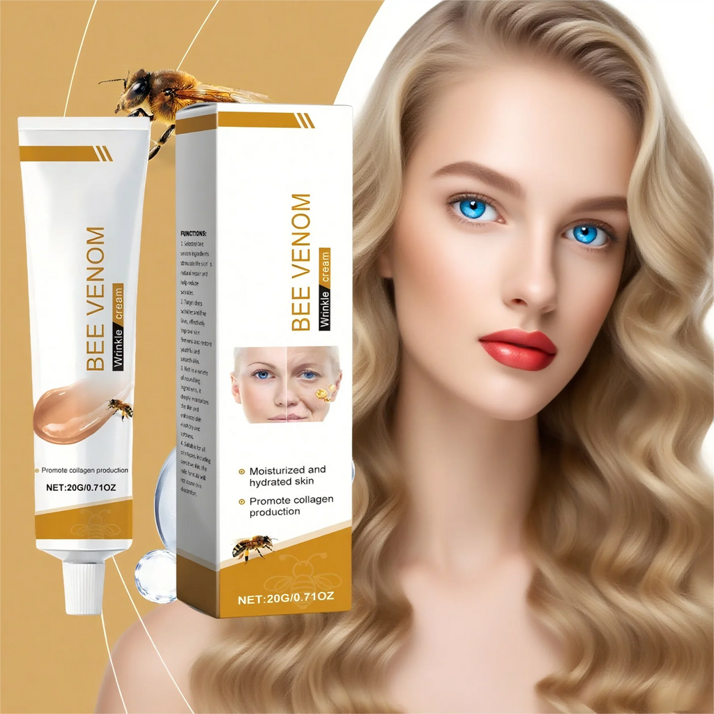 Bee Venom Wrinkle Removal Cream Moisturizing Facial Lifting Anti Sagging Improvement Tighten Skin Repair Care Bee Venom Cream